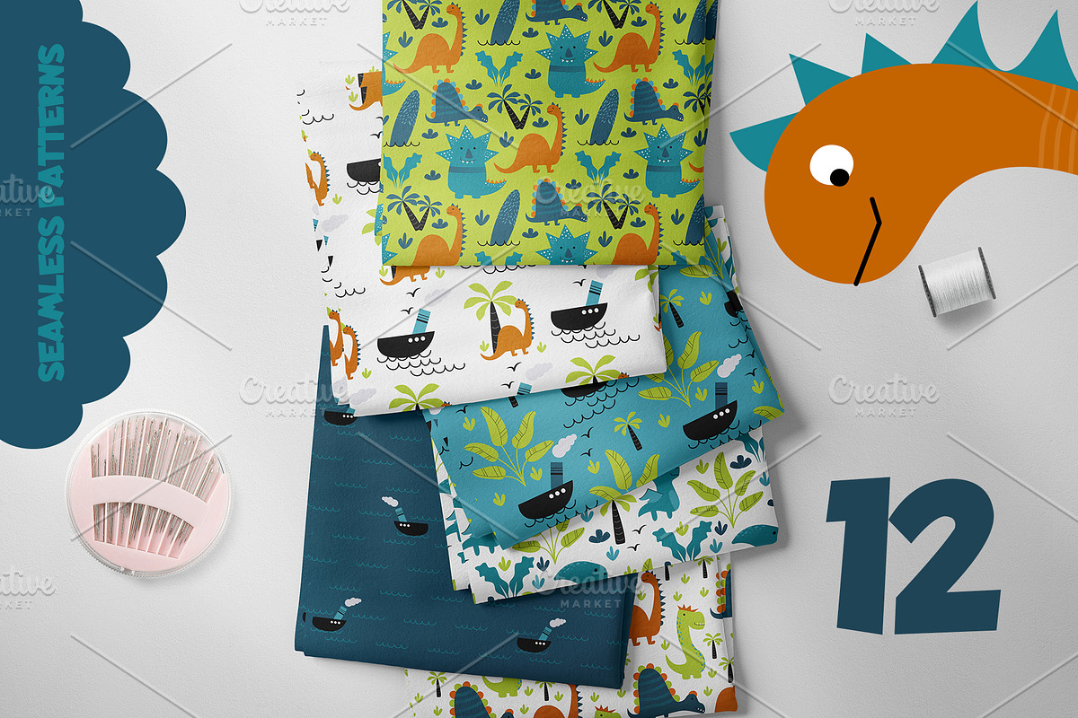Dino Kids Collection Alphabet, an Animal Illustration by Iryna Danyliuk (Photo 7 of 7)