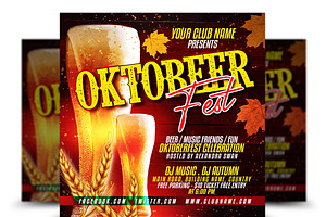 Oktober Fest Flyer, a Flyer Template by AfzaalGraphics
