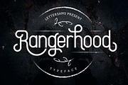 Rangerhood, a Sans Serif Font by Lettersams (Thumbnail 1 of 8)