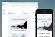 Responsive HTML Email Template, an Email Template by Ted Goas (Thumbnail 2 of 2)