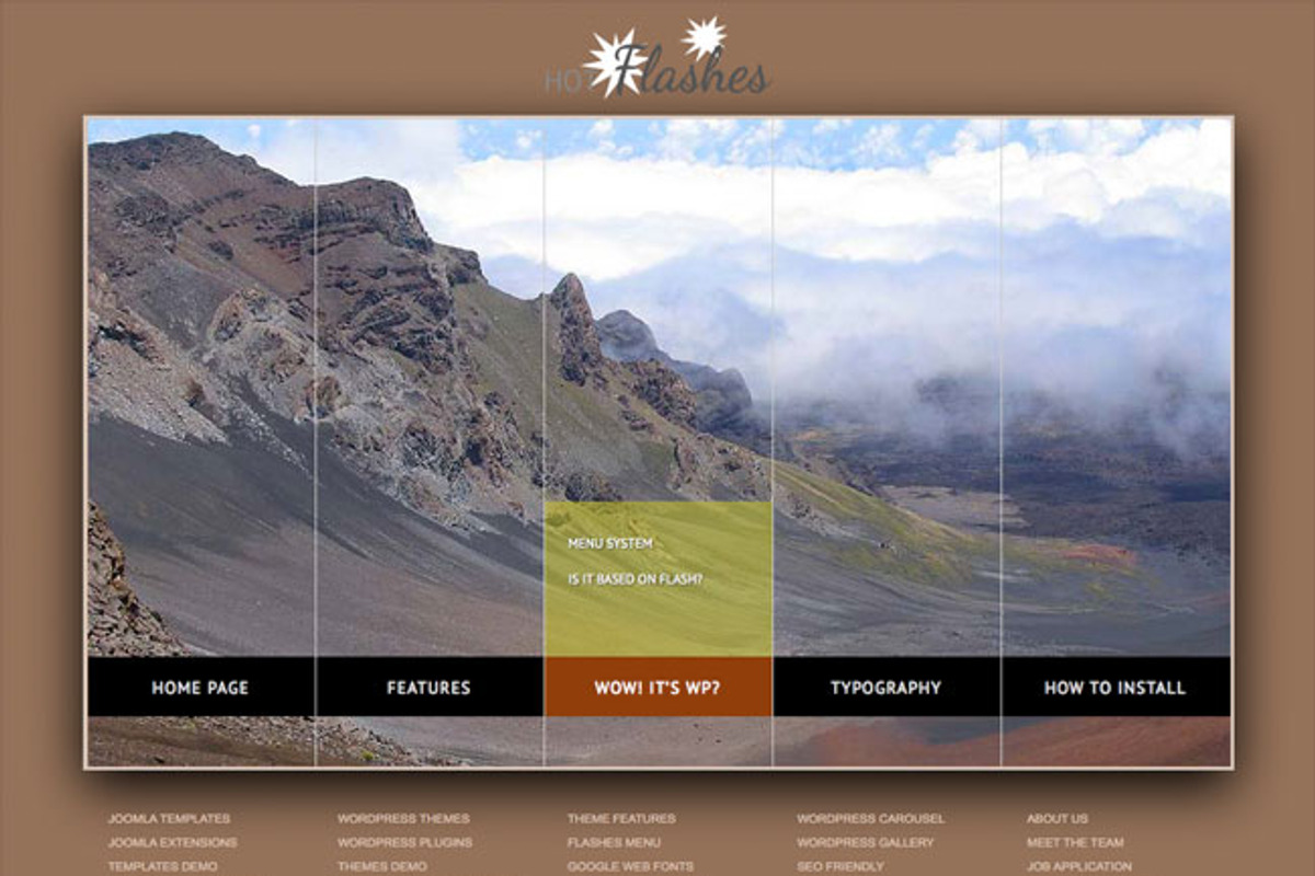 Hot Flashes, a WordPress Template by hot-themes (Photo 3 of 5)