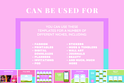 Colorful Etsy Listing Templates, a Branding & Logo Template by SunshineStudioBoutique (Thumbnail 6 of 8)