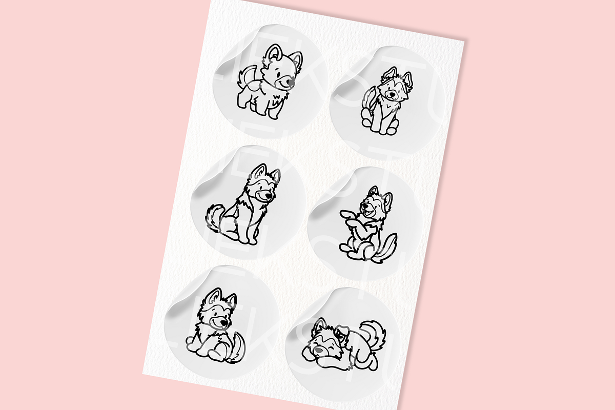 German Shepherd Procreate Stamps, a Brush Add-On by HalieKStudio (Photo 5 of 9)