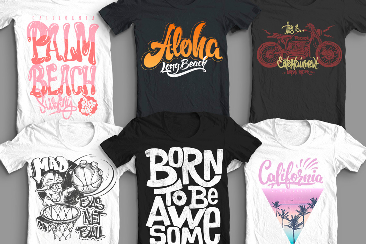 50 T-Shirt designs collection, an Illustration by Urbanshop (Photo 5 of 10)