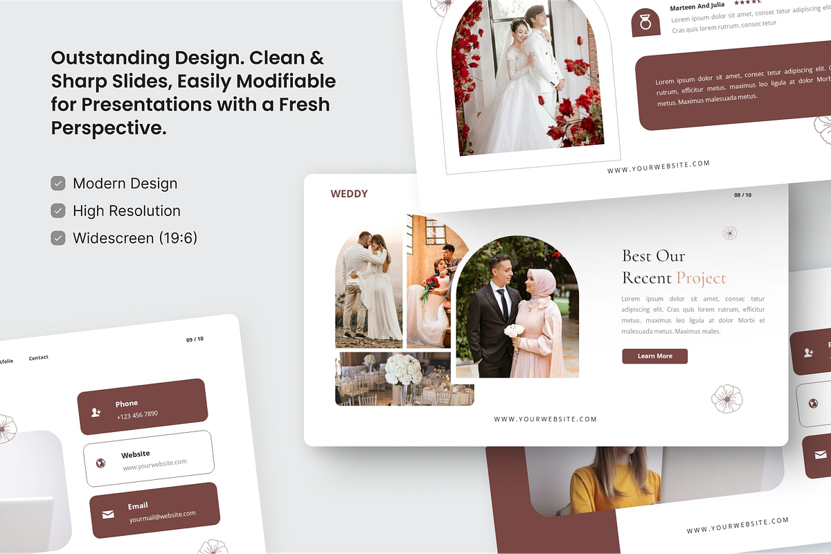 Wedding Organizer Google Slide, a Presentation Template by SquidPixey (Photo 3 of 6)