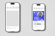 Instagram Social Media Post Mockup, a Social Media Template by studiogstock (Thumbnail 2 of 2)