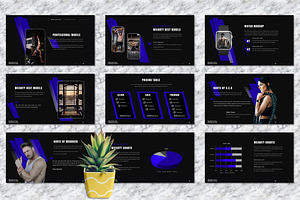 Weighty - Gym Keynote Templates