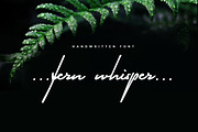 Fern Whisper - classy signature font, a Script Font by CreativeFolks (Thumbnail 1 of 20)