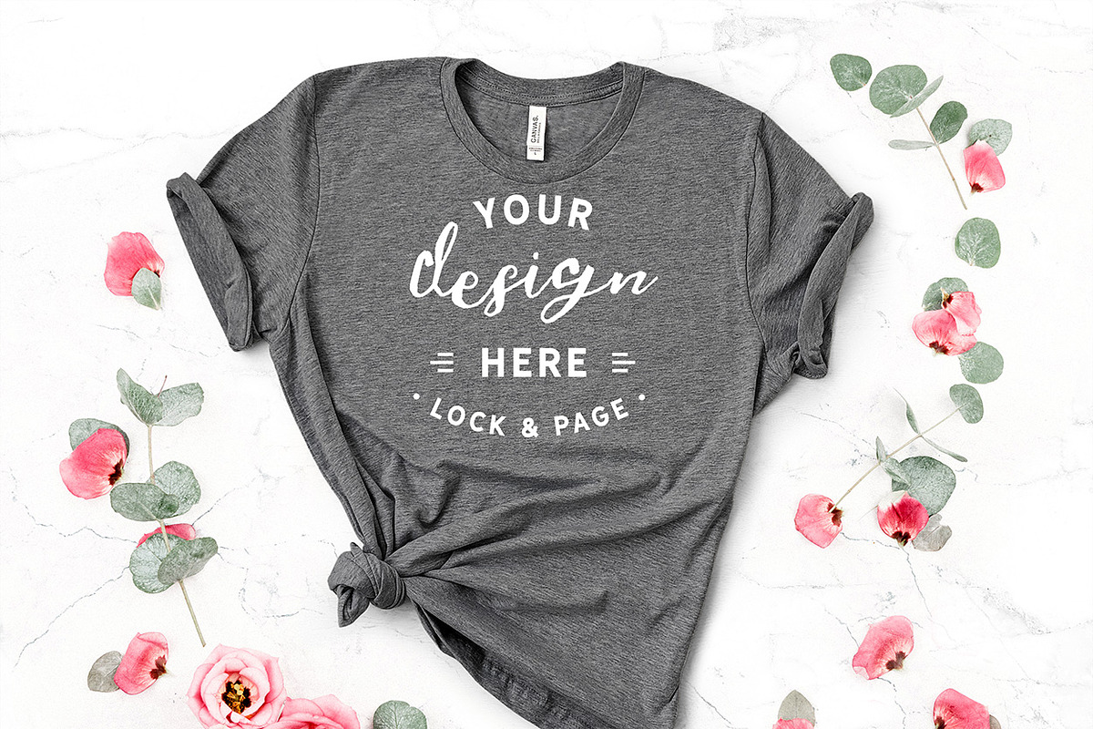 Bella Canvas T-Shirt Mockup Bundle, a Shirt Mockup by lock and page (Photo 78 of 85)