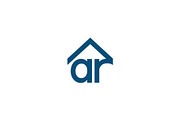 AR Letter House Logo Design RA, a Branding & Logo Template by Vectorium Studio (Thumbnail 1 of 2)