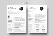 Resume Template, ATS Resume, Canva, a Resume Template by Niofix (Thumbnail 3 of 7)