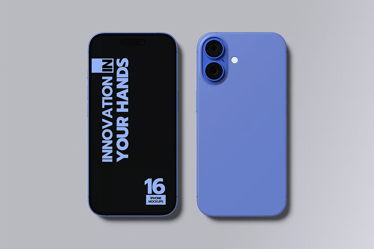 Iphone 16 Mockup, an iPhone Mockup by zpackcreative (Photo 4 of 4)