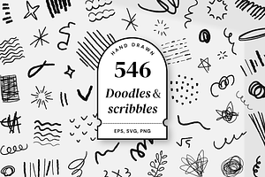 546 Hand Drawn Doodles