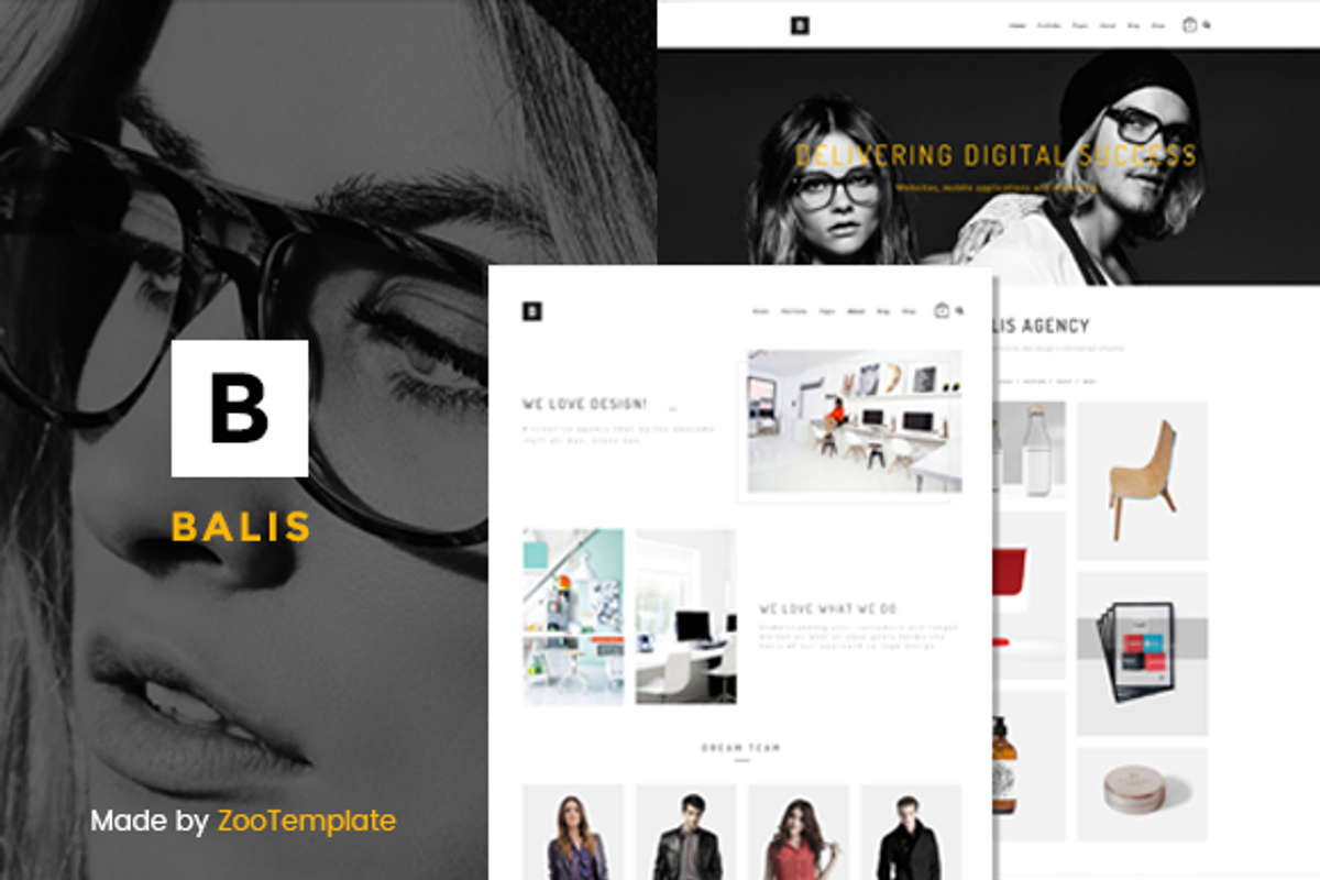 Balis - portfolio WordPress theme, a WordPress Template by zootemplate