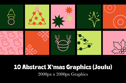 Joulu | Abstract Christmas Graphics