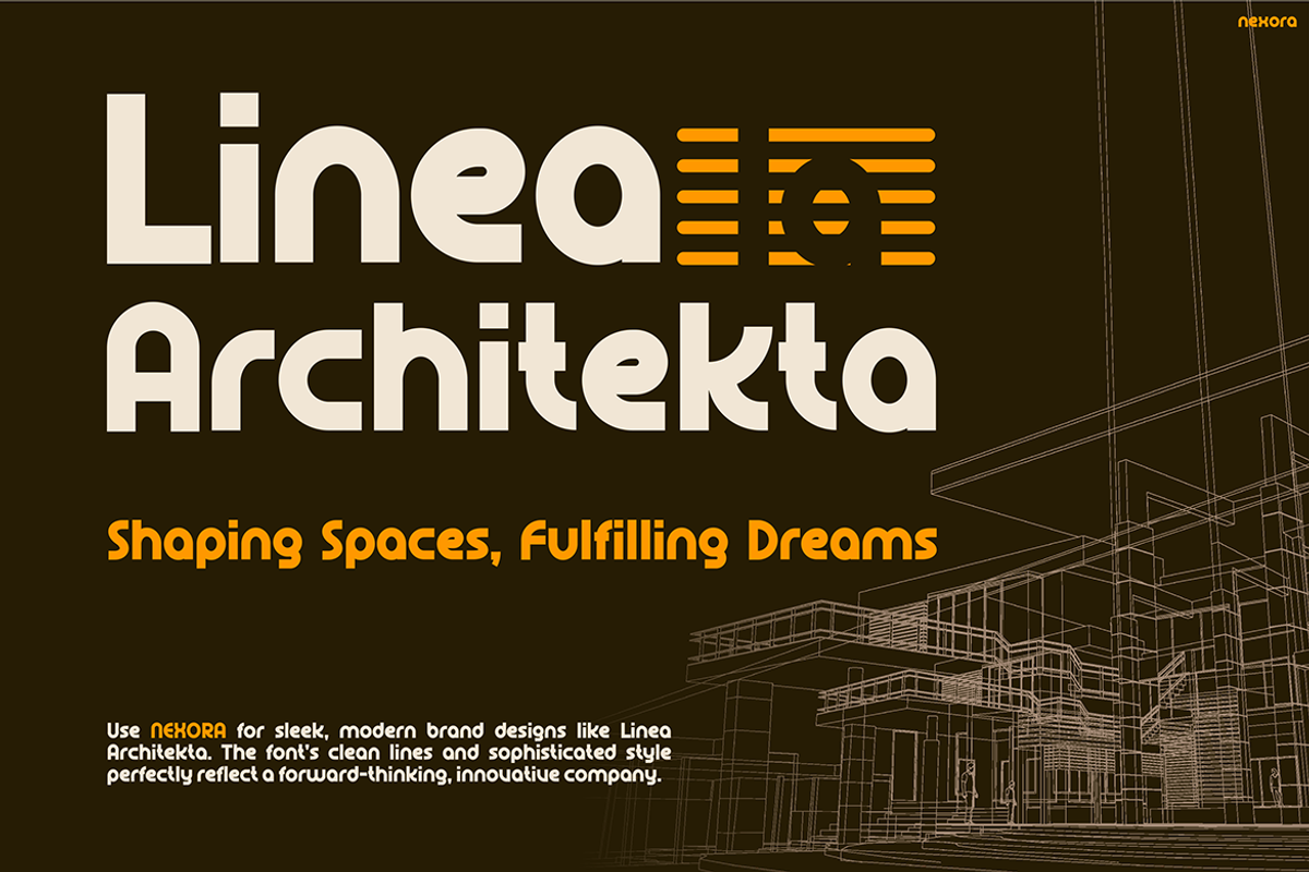 NEXORA, a Font by Pinisi ART (Photo 3 of 10)
