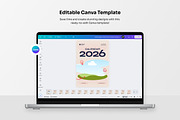 Modern Agency Desk Calendar 2026, a Stationery Template by twinstd (Thumbnail 3 of 5)