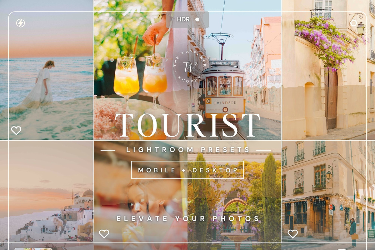 30 Travel Lightroom Preset Bundle, a Preset Add-On by TheWayfarerShoppe (Photo 2 of 9)