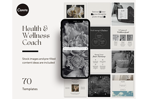 Health And Wellness Coach - Canva