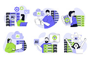 120 Flat Vector Illustrations, an Illustration by alexdndz (Thumbnail 4 of 21)