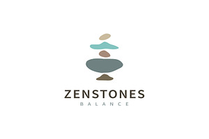 Balance stone logo design, a Branding & Logo Template by vexper