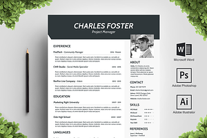 Sharply Resume Template, a Resume Template by Big Zone Studio
