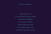 200 Space Exploration Icon Pack, an Outline Icon by Creastale (Thumbnail 6 of 6)