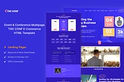 TNC Conf - Event Website Template, a HTML Template by TNCFlow (Thumbnail 1 of 5)