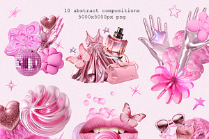 PINKCORE Graphic Collage Collection