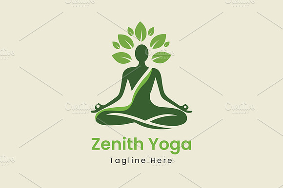 Zenith Yoga Logo Template Design preview 2