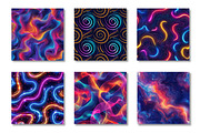 Vibrant Neon Seamless Pattern, a Pattern Graphic by Canvas Craft (Thumbnail 2 of 6)