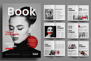 Minimal And Creative Book Layout, a Magazine Template by ContestDesign