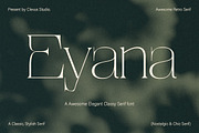 Eyana | Elegant serif, a Serif Font by ClevUs (Thumbnail 2 of 12)