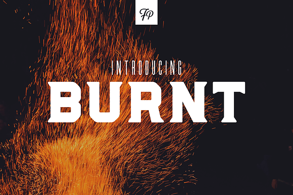Burnt - Serif Display Font preview 6