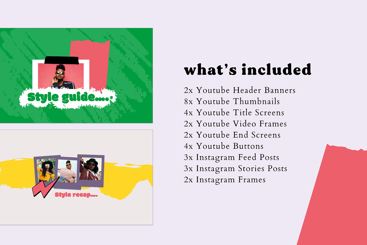 the YouTube brand kit, a Social Media Template by hello next brand (Photo 2 of 6)