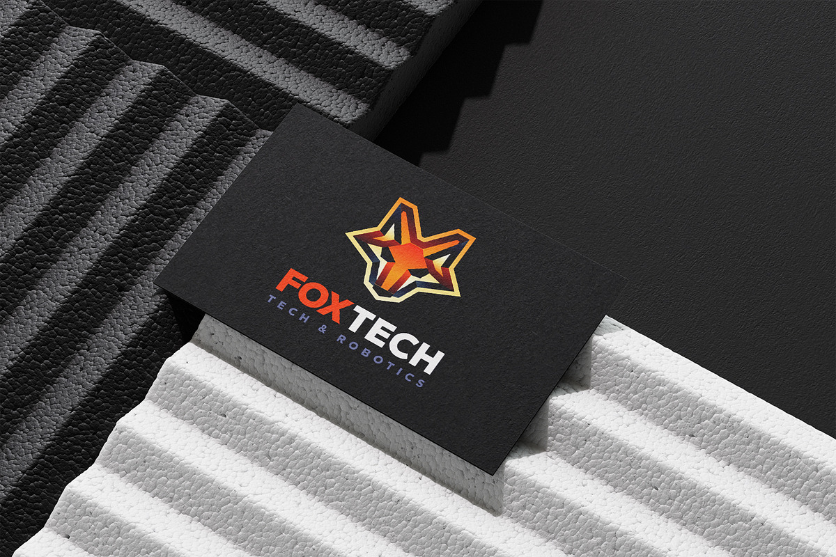 Fox Tech - Bold Outline Fox Logo, a Branding & Logo Template by Suhandi (Photo 4 of 4)