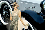 Watercolor Flapper Girls Clipart Set, a Person Illustration by The Twin Lakes Studio (Thumbnail 4 of 11)