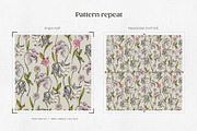 Eternal Bloom Elegant Floral Pattern, a Pattern Graphic by Yello_illustration (Thumbnail 3 of 14)