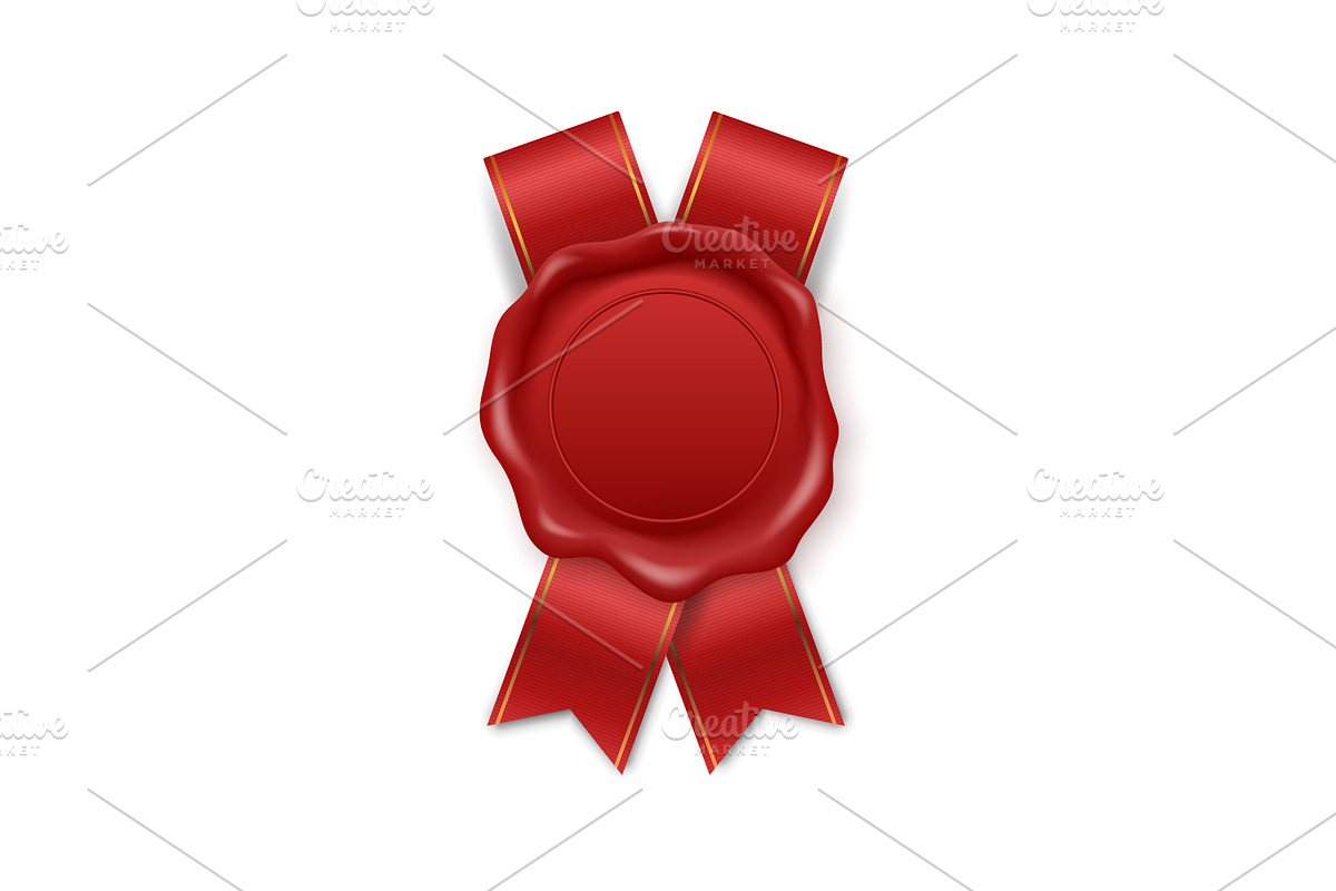 Wax Seal. Vector Set., an Object Graphic by Gomolach (Photo 9 of 11)