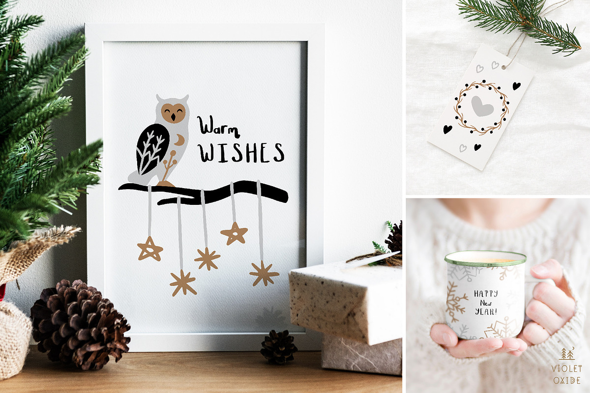 Merry Christmas Bundle, a Graphic by VioletOxide (Photo 3 of 13)