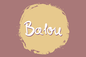 Balou Handwritten Font