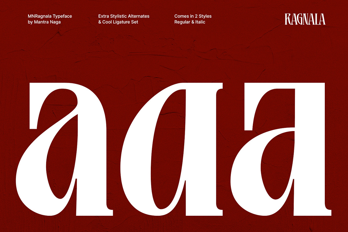 MNRagnala, a Serif Font by Mantra Naga (Photo 7 of 16)