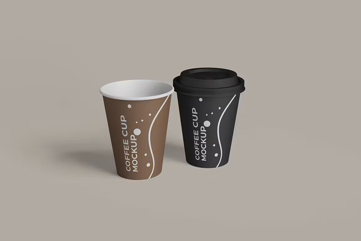 Paper Coffee Cup Mockup Set, a Cups & Container Mockup by GearShift (Photo 5 of 5)