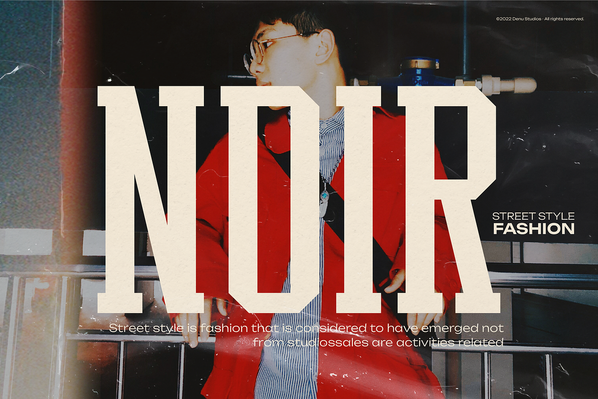 Hoston Runejay | Condensed Display, a Slab Serif Font by Denustudios (Photo 5 of 12)