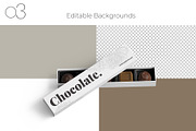 Long Rectangle Chocolate Box Mockup, a Packaging Mockup by Sheikhadesign (Thumbnail 4 of 12)