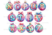 Pastel Christmas Alphabet | Xmas, a Decorative Illustration by GlamArtZhanna (Thumbnail 3 of 5)