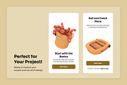 Fishing 3D Icon Set Outdoor Adventur, a Work Illustration by twinstd (Thumbnail 5 of 6)