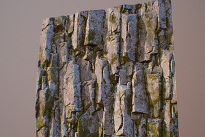 Mossy Rock Face Tileable Texture Set