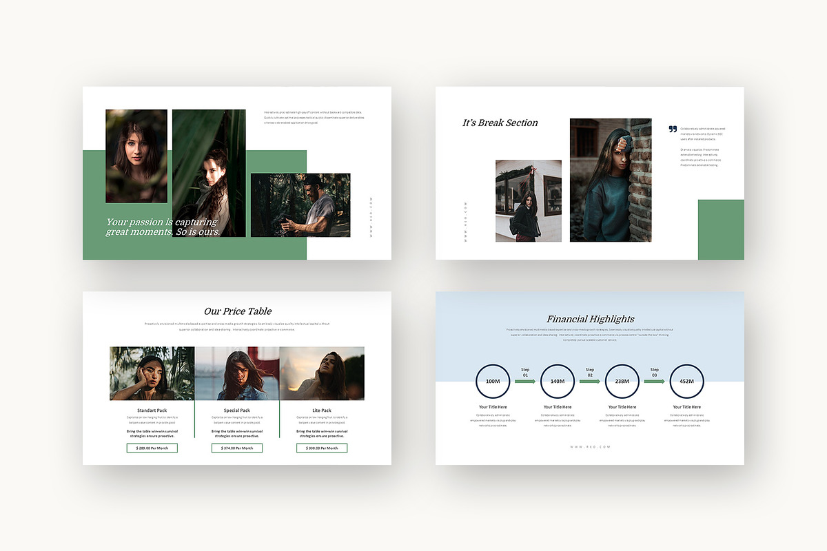 Reo : Photo Business Powerpoint, a Presentation Template by Punkl Camp (Photo 4 of 16)