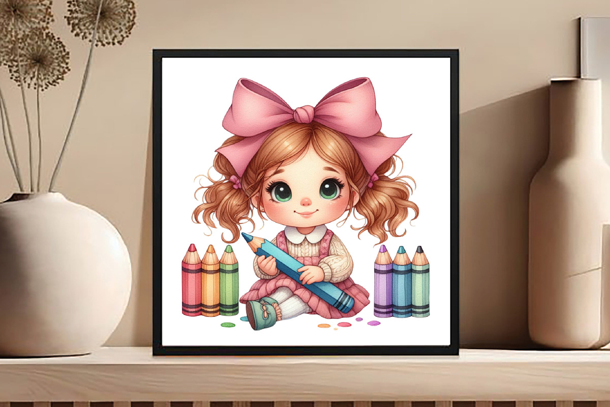 Children Student, Boys & Girls - Cli, an Illustration by DreamCafeArt (Photo 4 of 5)